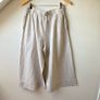 COS High-Waisted Wide-Leg Linen Cotton Culottes Pants Beige Sand - Size M Image 5