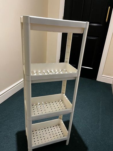 Ikea 4-Tier Plastic Storage Unit Shelving