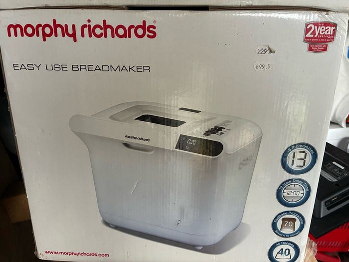 morphy richards bread maker
