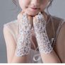 Beautiful Silver Tiara with Sparkly Gems + matching gloves available Image 3