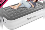 Single Sized Air Bed - Premium Single Air Mattress With a Built-in Electric Pump, Integrated Raised Pillow and Storage Bag MULTIPLE SIZES AVAILABLE (FREE POSTAGE)