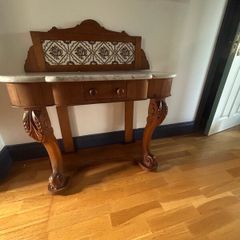 Marble topped washstand