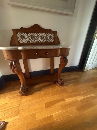 Marble topped washstand