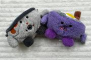 Bum Bumz Sergio Slow Cooker Crock Pot Plush approx. 7.5 and Pixie The Pan BumBumz Kitchen Bumz Please see photos
