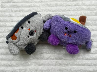Bum Bumz Sergio Slow Cooker Crock Pot Plush approx. 7.5 and Pixie The Pan BumBumz Kitchen Bumz Please see photos