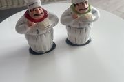 Vintage Ceramic Chefs Salt &amp; Pepper