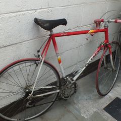 Vintage road racing bike