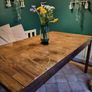 beautiful dark oak Dinning table Image 2