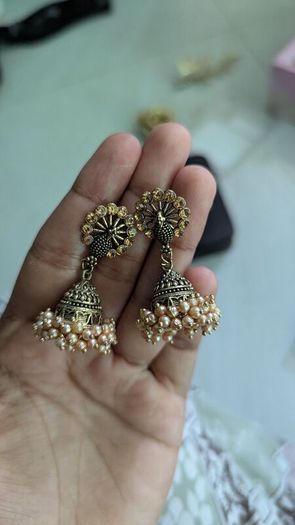 Golden earrings