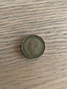 three pence 1945