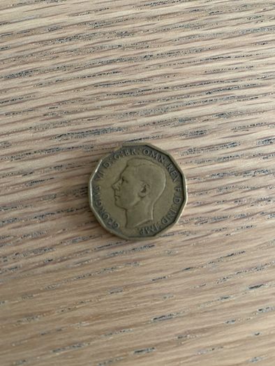 three pence 1945