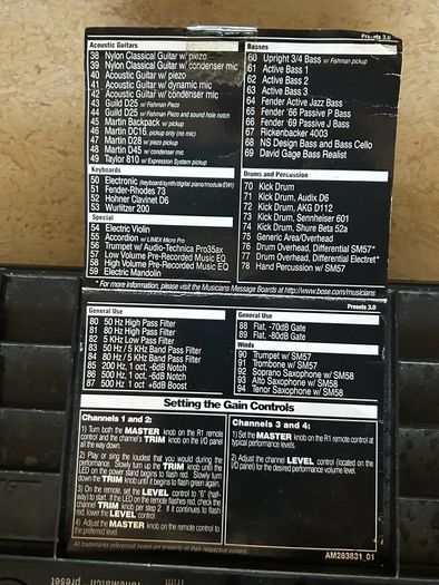 Bose line L1 P. A. System