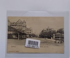Bombay India 1900s Postcard - Apollo Bunder - West View