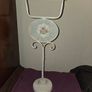 Vintage metal free standing toliet paper holder Image 4