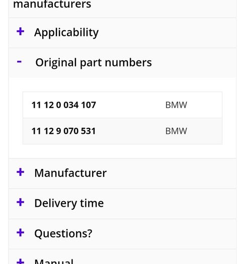 BMW Cylinder head rocker gasket set