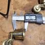 Solid brass casters Image 4