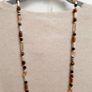 Brown tone bead necklace Image 3
