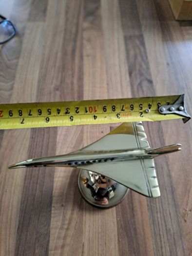 vintage brass Concorde