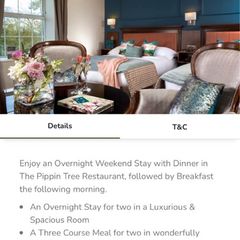 Voucher for Killashee Hotel Naas