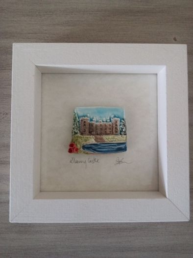 New Sharlene Temple Ceramic Mini Kilkenny Castle 16cm x 16cm