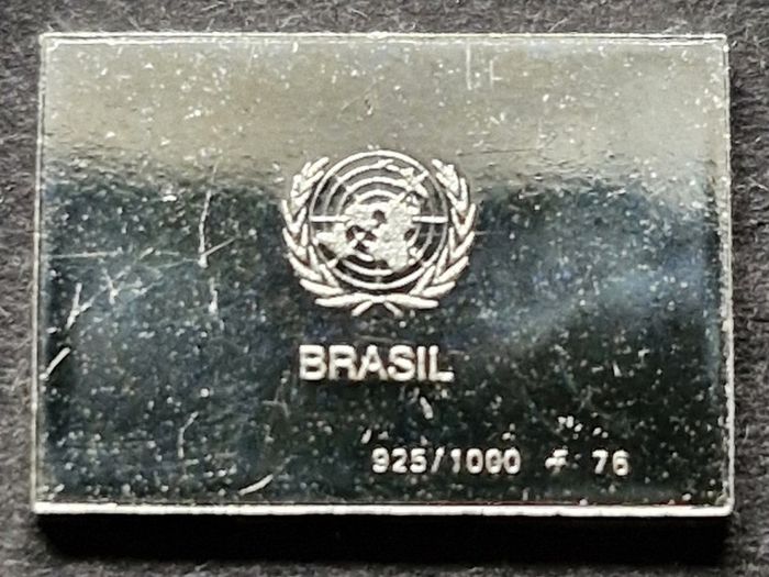 Franklin Mint Flags Of United Nations  Sterling 925 Silver (Price is For 1 Flag)