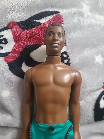 Mattel Barbie African American Steve Pearl Beach Doll 1968 Body 1991 Head OOAK