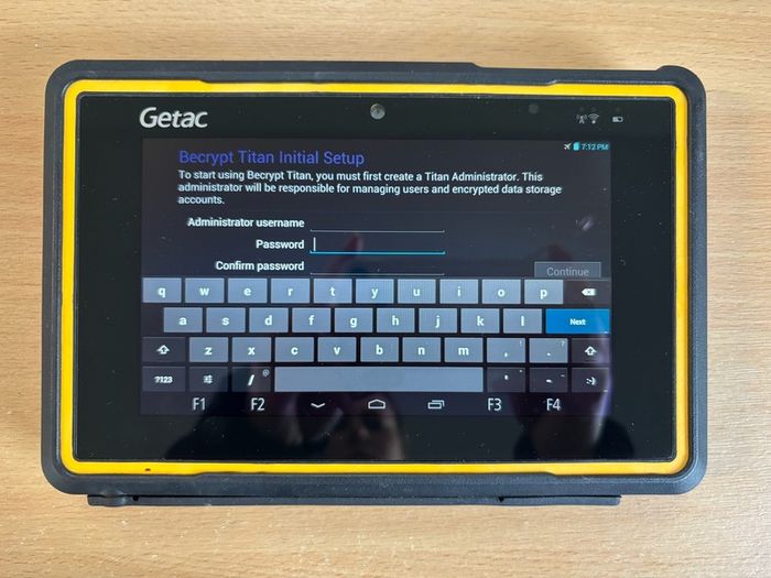 Getac Z710-ex tablet