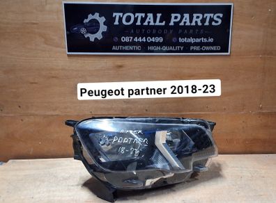 Peugeot partner 2018-23 driver headlight