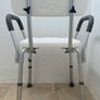 Shower Chair with Backrest and Armrests Image 3
