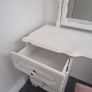 Vanity table with mirror and chair Image 3