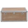 Storage Box Solid Fir Wood 91x52x40 cm Brown Image 2