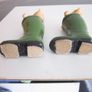 Pair of Leonardo Cats in Green Wellington Boots Image 8
