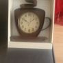 Clock/10" Famuna Coffee Mug Wall Clock .. Price Drop Image 6