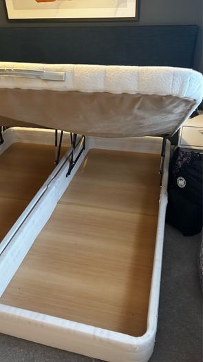 Double bed and mattress