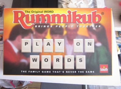 The Original Word Rummikub Board Game by Goliath 1995