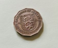 1964 Elizabeth II UK Bailiwick of Jersey One Fourth of a Shilling