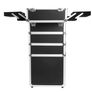 Multi-function 4 in 1 Beauty Cosmetic makeup nail hairdressing Beauty Case black Vanity Trolley Image 4