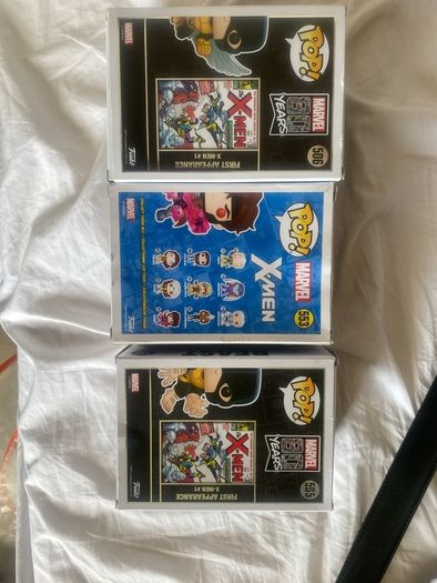 Marvel Funko Pop Lot X- Men : Gambit, Beast and Angel