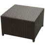 8 Piece Garden Lounge Set with Cushions Poly Rattan Brown Image 6