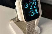 Apple Watch Charging Stand - "Luna-Dock" Minimalist Bedside Cradle - Fits Apple Watch Ultra, Series 10, 9, 8, SE - Nightstand Mode Dock