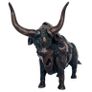 Large Abstract Bull (35cm) - Patinated Bronze Image 2