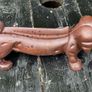 Vintage Cast Iron Sausage Dog Boot Scraper Image 2