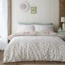Catherine Lansfield Ella Poppy Cream Reversible Double Duvet Cover Set Image 2