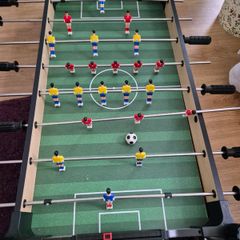 Football and air hockey table