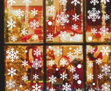 Christmas Snowflake Window Stickers, Static Window Clings, PVC Xmas Decals Decorations, for Christmas Window Display, Home Decor, Party Decor MULTIPLE STYLES, SEE PHOTOS (FREE POSTAGE)