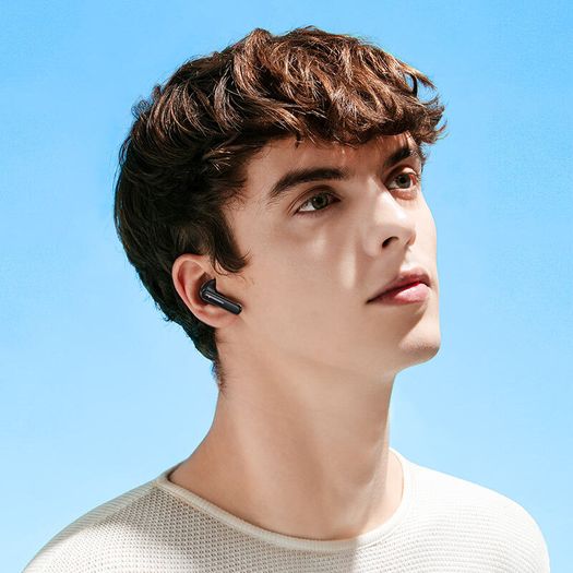 Hoco Wireless Headphones (EQ14), Ear Buds, BT 5.4, 500mAh, Multi Touch, WHITE