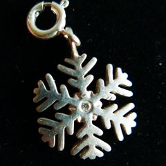 Thomas Sabo Real Diamond  Snowflake  Charm 925 Sterling Silver 2,1g