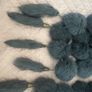 Grey scarf fur imitation Postage included Image 2
