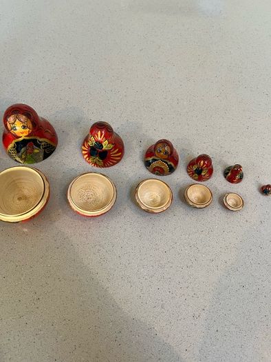 Vintage Matryoshka Russian Doll 80's