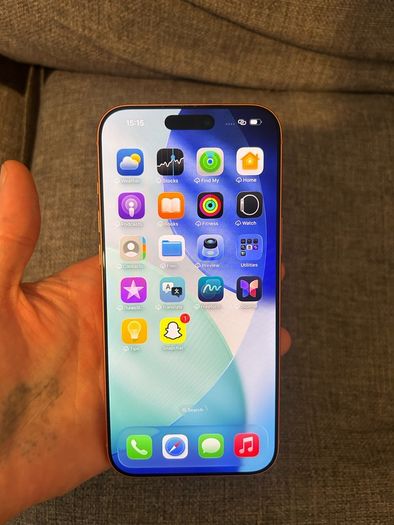 iPhone 17 pro max orange, unlocked, 100% battery health